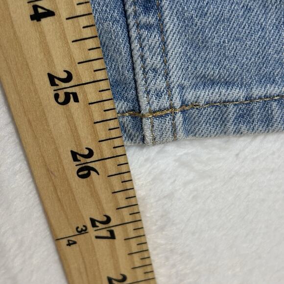 Everlane Women's Size 28 Regular Curvy Cheeky Ankle Jean Light Blue Denim Wash - Picture 3 of 9